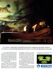 1987 Advertising 0922 Pirelli 100% Latex Mattress