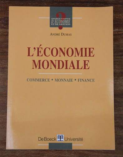 Economie mondiale andre - l'economie,