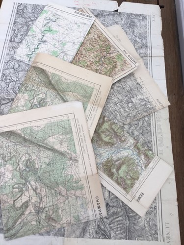 Lot cartes anciennes - de,
