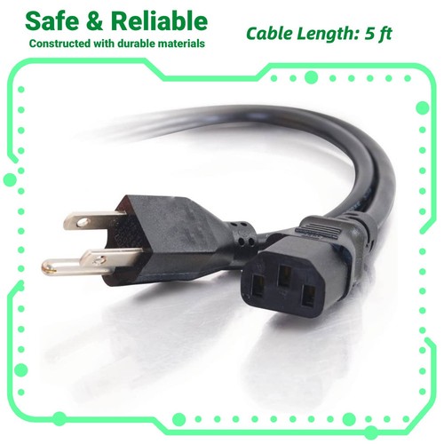 5ft power cord - ac, for