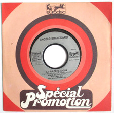 ANGELO BRANDUARDI - FRANCE PROMO SP (7") "LA PULCE D'ACQUA"