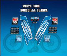 Autocollants Fourche Rock Shox