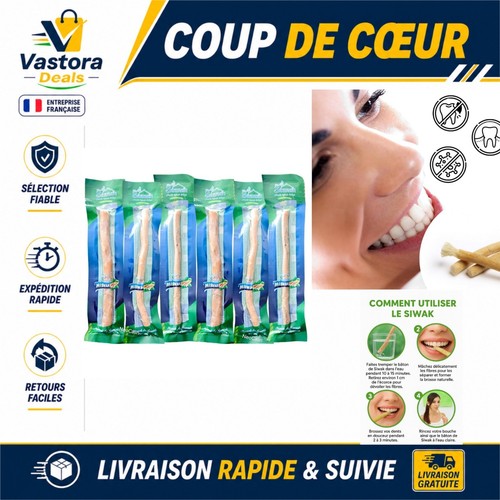 Siwak miswak lot 6 - siwak, ou
