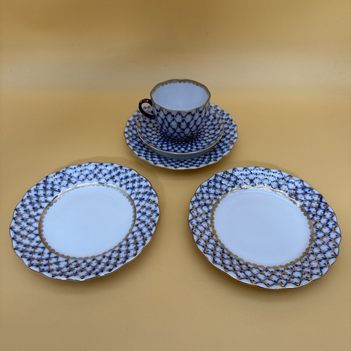 Tasses café bleu - tasses, or