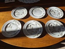 SIX ASSIETTES DESSERT en