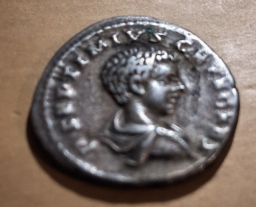 Monnaie romaine geta denier - monnaie,