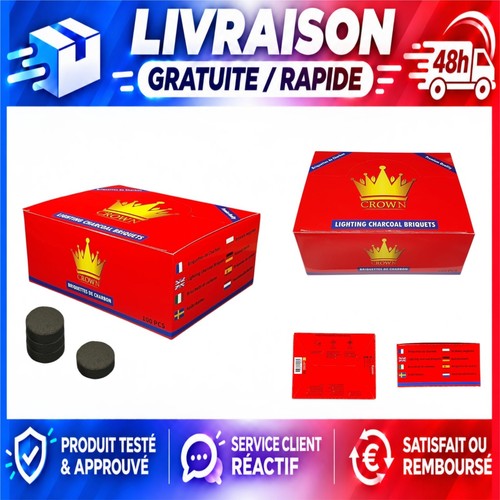 Charbon pastille crown 100 - crown,