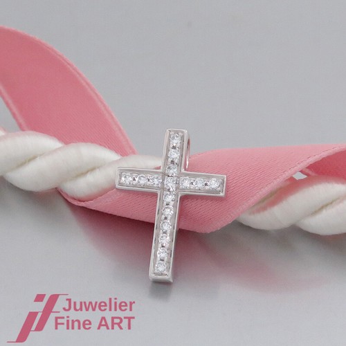 Pendentif croix brillante - «,