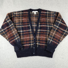 Vintage Mohair Blue Plaid