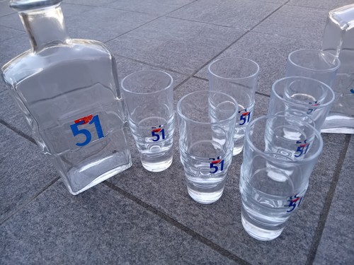 Lot verres 2 carafes - lot,