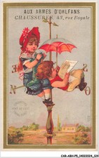 CAR-ABHP5-0865-CHROMOS - AUX ARMES D'ORLEANS - CHAUSSURES - GIROUETTES - VENT