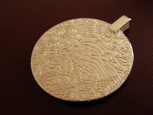 Pendentif kenzo koi argent