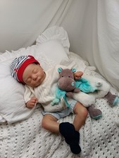 Adorable Bébé reborn KAI poupée Lourde Et Lestée, Faite Main ❤️