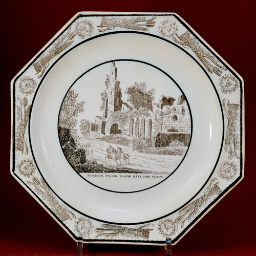 Assiette montereau faïence - assiette,