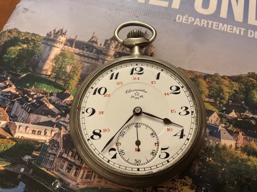 Montre gousset argentan - montre,