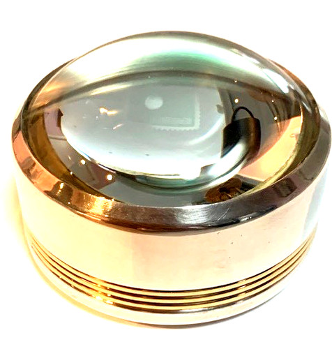 Christofle loupe faisant boite - loupe,