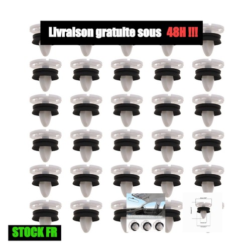 Clips garniture porte - 30,