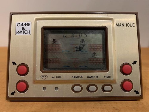 Nintendo game watch manhole - game,