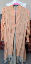 NITYA ORANGE CO-ORDINATED COLOUR LONG TUNIC DUST COAT  12/14 (42)