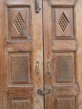 Ancienne porte indienne 147 x 81 cm / livraison possible