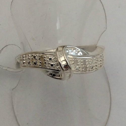 Bague noeud argent - bague, pour