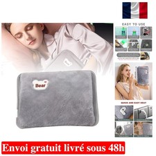 Bouillotte Douce au Caoutchouc Naturel – Rechargeable et Anti-Douleur pour Hiver