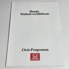 HONDA CIVIC PROGRAMM & CRX /