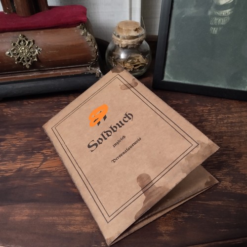 Soldbuch ww2 reproduction - soldbuch,