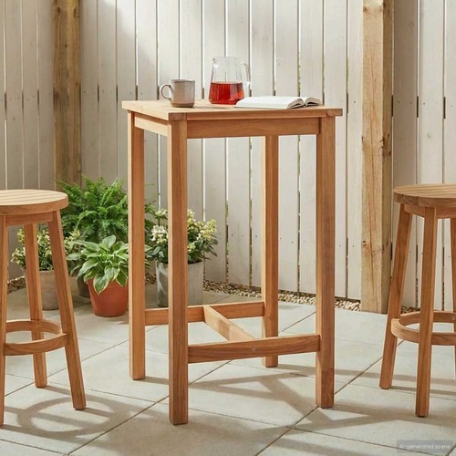 Table bar naturel - table, de