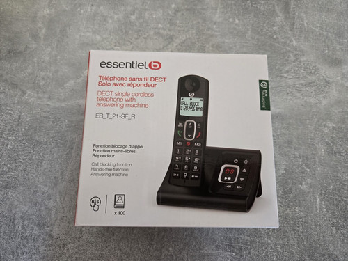 Téléphone sans fil essentiel - fil,
