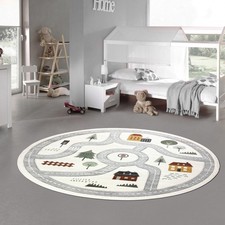 Tapis de jeu rond avec motif