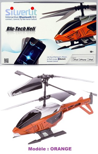 Helicoptere couleur orange - de,