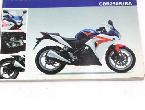 Manuel conducteur cbr 250r - manuel,
