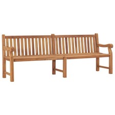 Bois de Teck Massif Banc de Jardin 150 cm Patio Terrasse Extérieur vidaXL