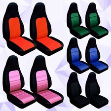2Semi Custom Car seat covers fits 2006-2016 Mazda Miata/MX-5 blk/red/blue/silver