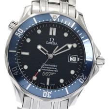 OMEGA Seamaster300 2537.80 007 James Bond Navy Dial Automatic Men's Watch_877295