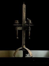 Lampe art deco vintage tripode