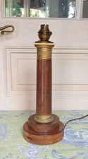 Ancien Pied de Lampe en Bois