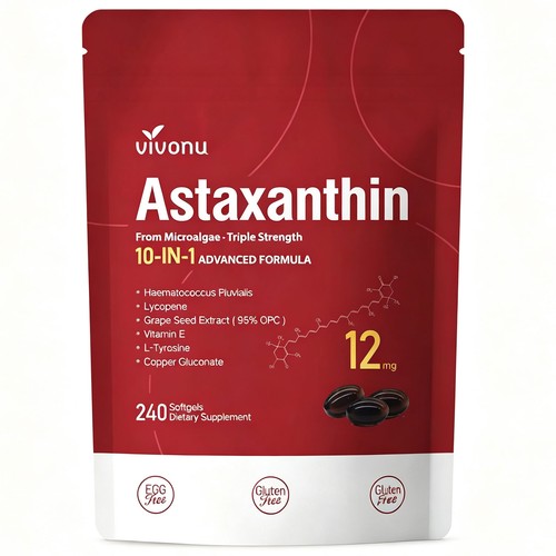 Astaxanthin 12mg 240 softgels - 12mg,