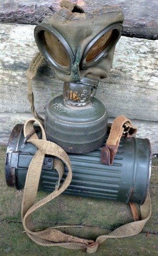 Masque gaz allemand - masque, à