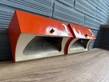 Vintage Pair of Sconce Space Age Lamp Design Light Mid Century Atomic Metal UFO