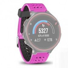 Bracelet Montre Pour GARMIN FORERUNNER 220 230 235 630 620 735XT Rose Noir