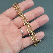 BIJOU - CHAINE COLLIER MURAT PLAQUE OR 18K 44cm #26