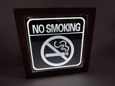 Cadre lumineux No Smoking -