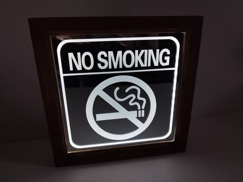 Cadre lumineux smoking - no,