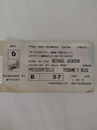 Ticket billet used - ticket,