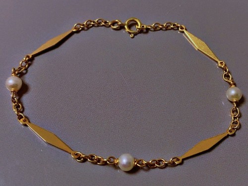 Ancien bracelet carats - 18,