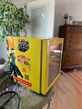 Ultra Rare YELLOW colored Red Bull "Campus Clutch" 2021 Mini Fridge Works/Lights