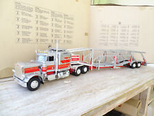 Revell Mounted Model 1/25 - Peterbilt 359 Car Transport Trailer