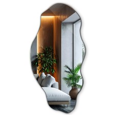 Miroir Moderne Irrégulier Miroir Mural Asymétrique Chambre Boho